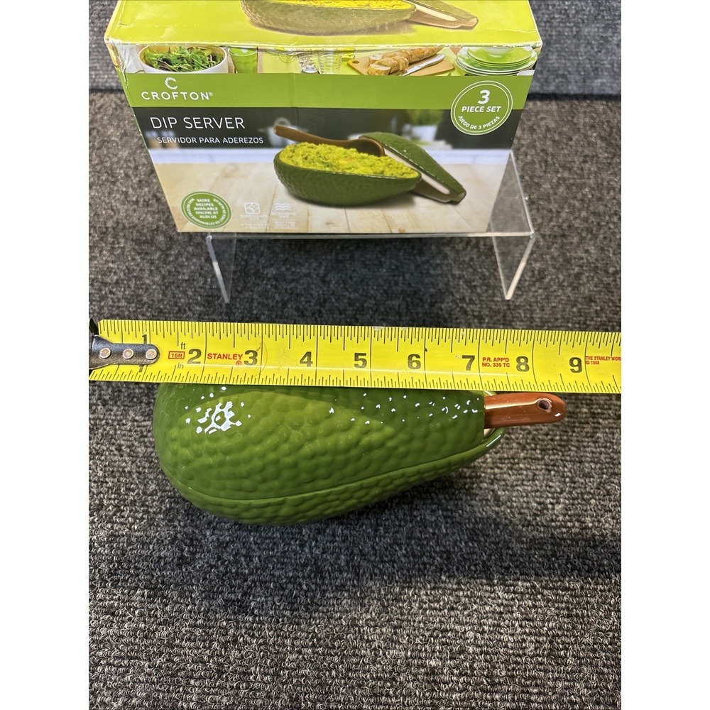 Crofton~Ceramic Avocado Dip Server~IOB - Picture 4 of 5